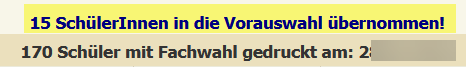 Auswertung Freigegenstände Religion übernehmen